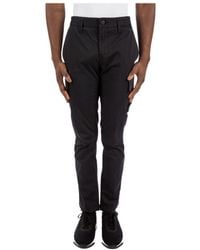 Stone Island - Compass-Patch Straight-Leg Trousers - Lyst