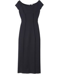 JOSEPH - Short-Sleeve Midi Dress - Lyst