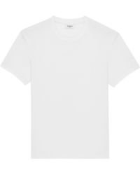 Saint Laurent - Cassandre Ribbed T-Shirt - Lyst