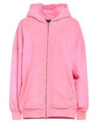 Balenciaga - Solid Color Zip-Up Hoodie - Lyst