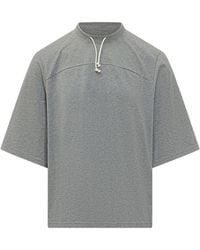 Mordecai - Cord Band Relaxed T-Shirt - Lyst
