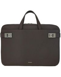 Ferragamo - Ferragamo Gancini Buckle Briefcase - Lyst