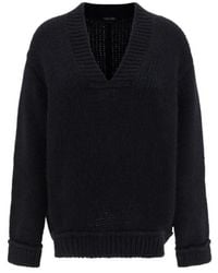 Tom Ford - V-Neck Long-Sleeved Jumper - Lyst