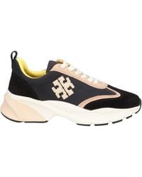 Tory Burch - Good Luck Trainer Shoes/Cream/ Leather/Suede - Lyst
