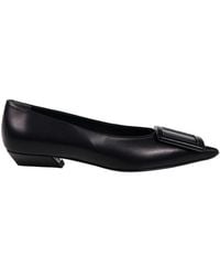 Roger Vivier - Pointy Covered B Ballerina - Lyst
