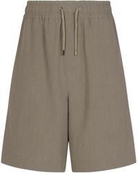 Giorgio Armani - Relaxed Fit Drawstring Shorts - Lyst