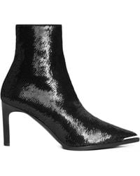 Celine - Verneuil Ankle Boot With Metal Toe - Lyst