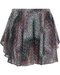 Missoni - Caperdoni Draped Mini Skirt - Lyst