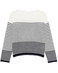 Roberto Collina - Striped Top - Lyst