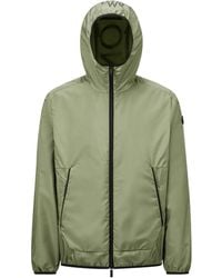 Moncler - Granier Logo Patch Zip-Up Jacket - Lyst