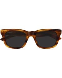 Balenciaga - Eyewear Rectangular Frame Sunglassses - Lyst