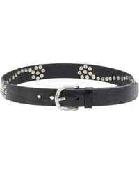 Our Legacy Studded Double Tongue Belt in Black for Men | Lyst