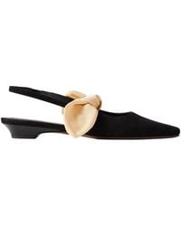 Neous - Bow Slingback Low Heel Pumps - Lyst