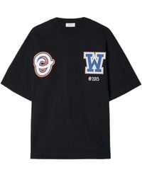 Off-White c/o Virgil Abloh - Wiz Skate Graphic Printed Crewneck T-Shirt - Lyst