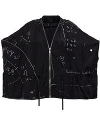 Rick Owens - Printed Zip-Front Jacket - Lyst