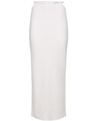 Alexander Wang - A Half-Length Skirt With A Logo - Lyst