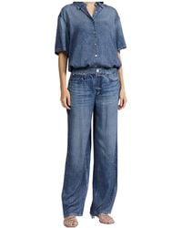 Rag & Bone - Miramar Slink Wide-Leg Pants - Lyst