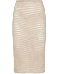 Prada - Midi Skirt - Lyst
