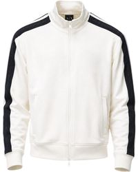 ARMANI EXCHANGE - Stand-Up Collar Zip-Up Sweatshirt - Lyst
