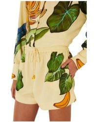 FARM Rio - Banana Grapes Tropical-Print Drawstring Shorts - Lyst