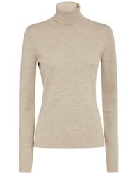 Gabriela Hearst - High-Necked Long-Sleeved Sweater - Lyst