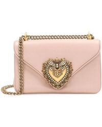 Dolce & Gabbana - Devotion Foldover Top Shoulder Bag - Lyst