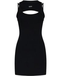 Off-White c/o Virgil Abloh - Layered Sleeveless Mini Dress With - Lyst