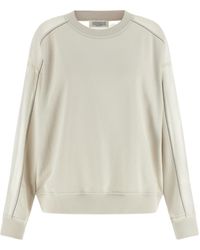 Brunello Cucinelli - Organza And 'Monile' Sweatshirt - Lyst