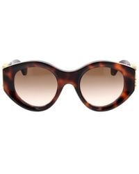 Loewe - Oversized Oval-Frame Sunglasses - Lyst