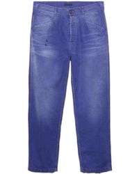 Prada - Cotton Twill Pants - Lyst