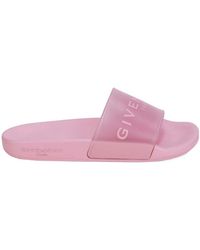 Givenchy - Logo Slippers - Lyst