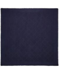 Ferragamo - Ferragamo Eyewear Jacquard Fringe Scarf - Lyst