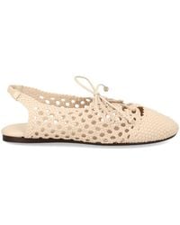 Hereu - Sardana Woven Slingback Flat Shoes - Lyst