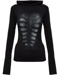 AVAVAV - X-Ray Printed Long-Sleeve Hoodie - Lyst