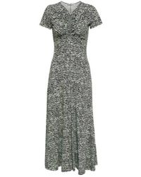 Proenza Schouler - Label Zebra-Print Keyhole Maxi Dress - Lyst