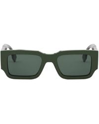 Fendi - Eyewear Rectangle Frame Sunglasses - Lyst