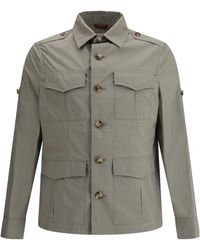 Brunello Cucinelli - Long Sleeved Buttoned Shirt Jacket - Lyst