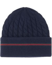 Gucci - Children's Wool Hat With Web - Lyst