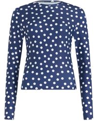 Jean Paul Gaultier - Polka Dot Long-Sleeve Top - Lyst