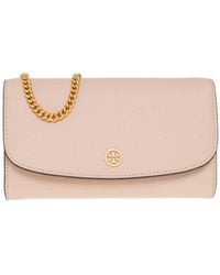 Tory Burch - Logo Plaque Chained Wallet - Lyst