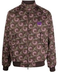 Baracuta - Pattern High-Necked Casual Jacket - Lyst
