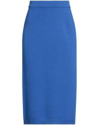 Weekend by Maxmara - Simple Solid-Color Knit Midi Skirt - Lyst