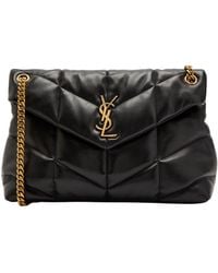 Saint Laurent - Lou Puffer Medium Leather Shoulder Bag - Lyst
