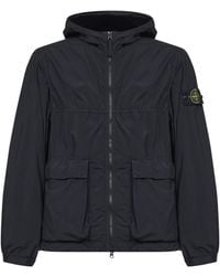 Stone Island - Nylon Short Hooded Parka<Br - Lyst