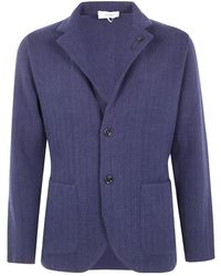 Lardini - Pinstripe Button Blazer - Lyst