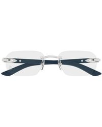 Cartier - Rectangular Frame Glasses - Lyst