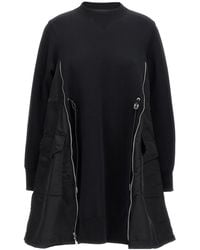 Sacai - Sponge Mini Dress - Lyst