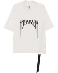 Rick Owens - Graphic-Print T-Shirt - Lyst