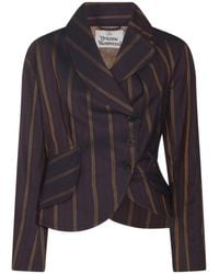 Vivienne Westwood - Striped Button-Up Jacket - Lyst