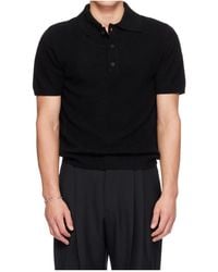 Entire studios - Short Sleeve Knit Polo Shirt - Lyst